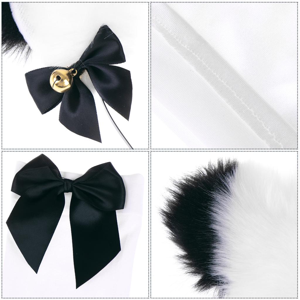 Japanese Anime 5Pcs Women'S Lolita Costume With Choker