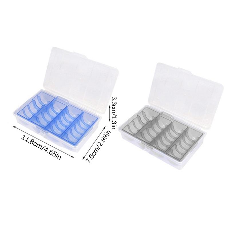 Коробка для монет Прозрачные круглые кейсы для монет Капсулы для хранения Витрины Защита Органайзер Коллекционные предметы Подарки Держатель