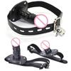Open Mouth Dildo Gag Penis Plug Oral Sex Toys For Women Men Bondage Restraints Adult Games Sexyshop Couple Erotic Products