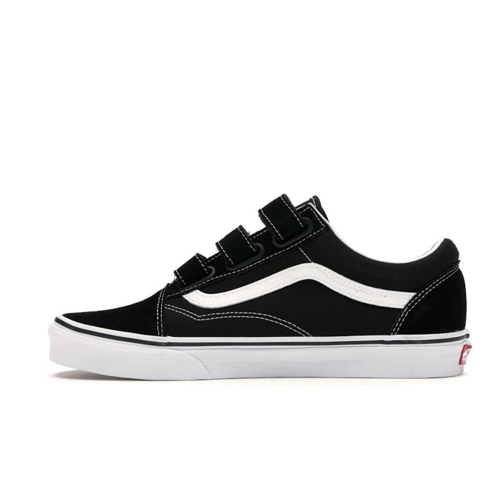 Vans Old Skool Velcro Suede Unisex Sneakers Black True-White VN0A3D29OIU