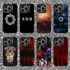 Чехол для телефона Rock Bad O-Omens Для iPhone 16,15,14,13,12,11,Pro,XS,Max,Plus,Mini,SE Черный Конфетный Матовый Ударопрочный Чехол
