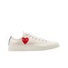 X Play Comme Des Garcons Single Heart Chuck 70 Ox Milk