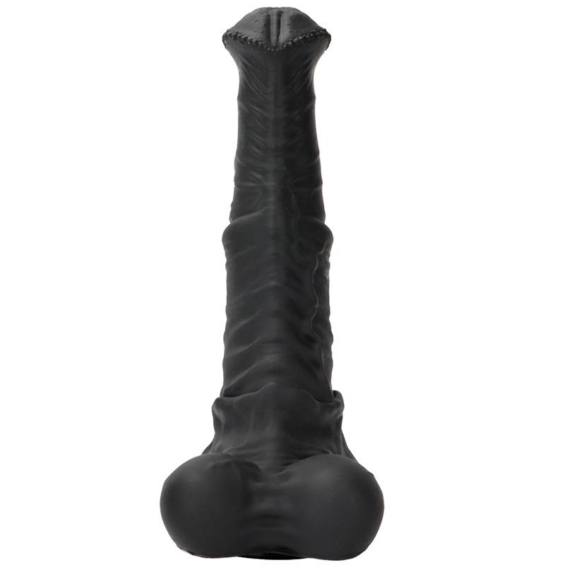 Женский фаллоимитатор Black Horse, большой анальный штекер для заднего двора, анальная пробка, устройство для мастурбации, имитация фаллоимитатора, силиконовый мягкий анальный расширитель