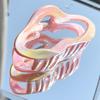 Illusory Color Cloud Shape Hair Claw Elegant Geometry Shark Clip Retro Gradient Hair Claw  Girls