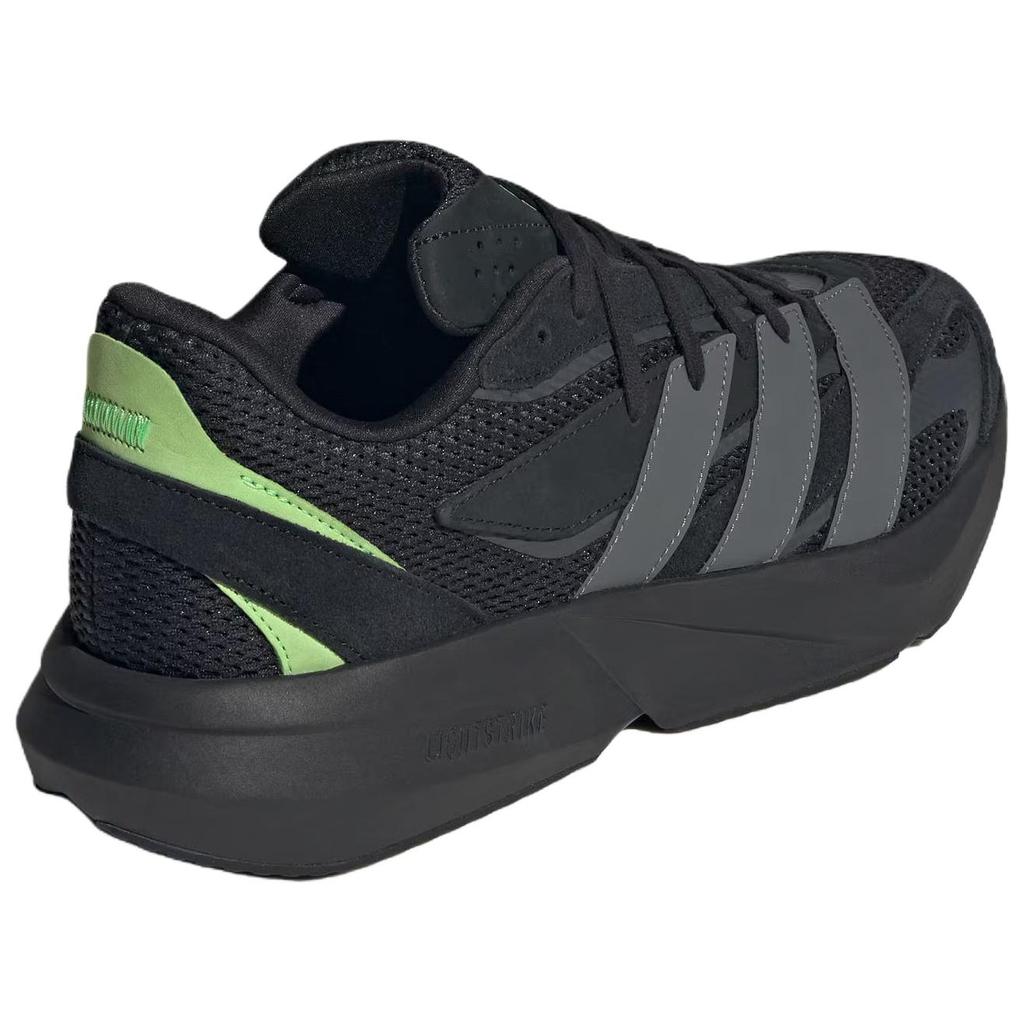 adidas Lightblaze Универсальные Удобные Сетчатые Прочные Низкие Кроссовки для Бега Мужские Кроссовки Черные JR3465