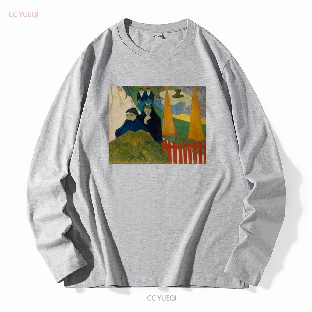 Arlsiennes Mistral Paul Gauguin Painting T Shirt Art Fine For Her Him Lover Vintage Washed Fashion Designer Clothes Stretched