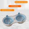 Microwave Egg Poacher Cooker 2 Grids Egg Steamer for Boiled Eggs BPA-Free Steamed Egg Cooking Box Kitchen Gadget for Healthy Breakfasts