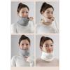 Women's Ribbed Multifunctional Soft Neck Gaiter Earloop Scarf Headband 3 In 1 Autumn Winter Warm Accessory Versatile Headwrap