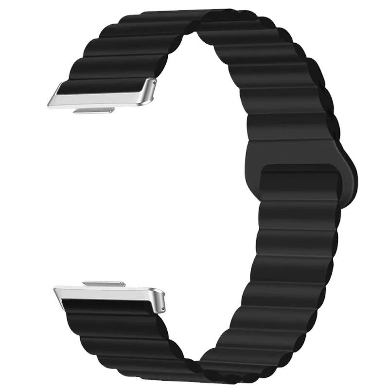 Силиконовый спортивный ремешок для Huawei Watch Fit 4 Fit 4Pro Fit 3 Магнитный браслет-петля для Huawei Watch Fit3 Умные часы Браслет на запястье