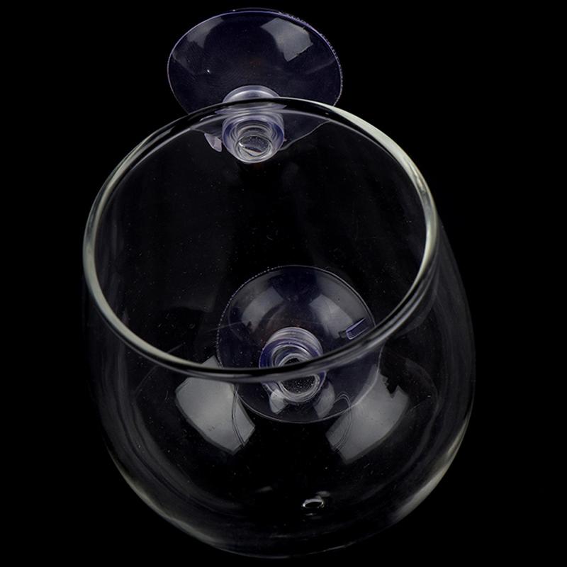 Аквариум для рыбы, мини-хрустальный стеклянный горшок с водой в горшке, цилиндр для водных посадок, чашка