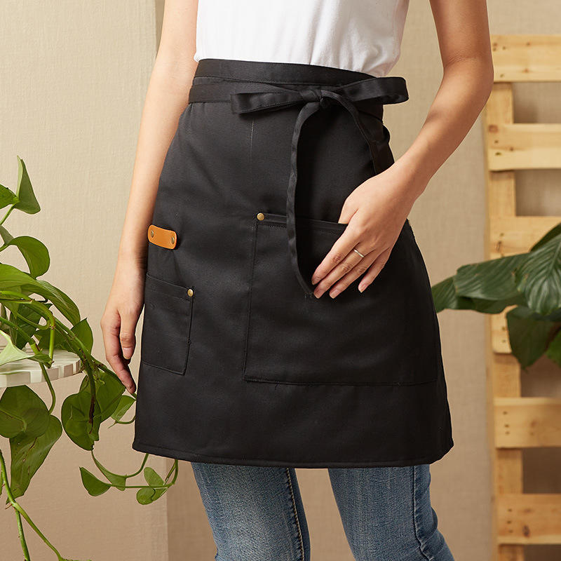 Фартук шеф-повара Специальный кухонный женский мужской гостиничный ресторан ресторан задняя часть кухни полудлинный короткий фартук бытовая уборка