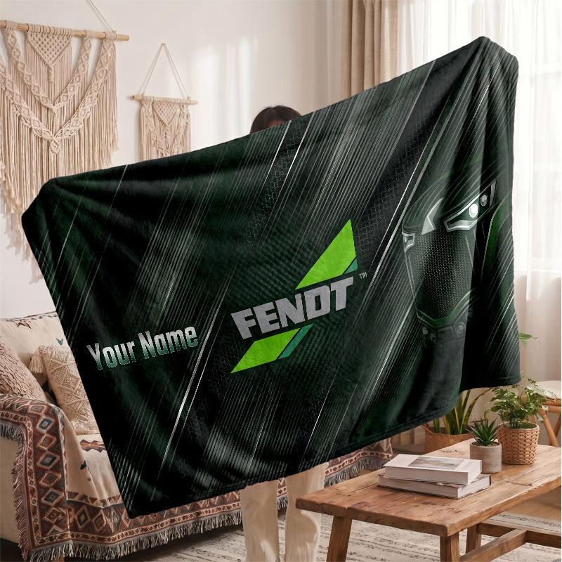 Фланелевое одеяло Fendt, Персонализированное мягкое плед с текстом имени, Декор для дома, Подарок