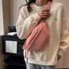 Waist Bag Women New Canvas Leisure Portable Zipper Korean Style Canvas Chest Bag Shoulder Bag Waist Bag Sports