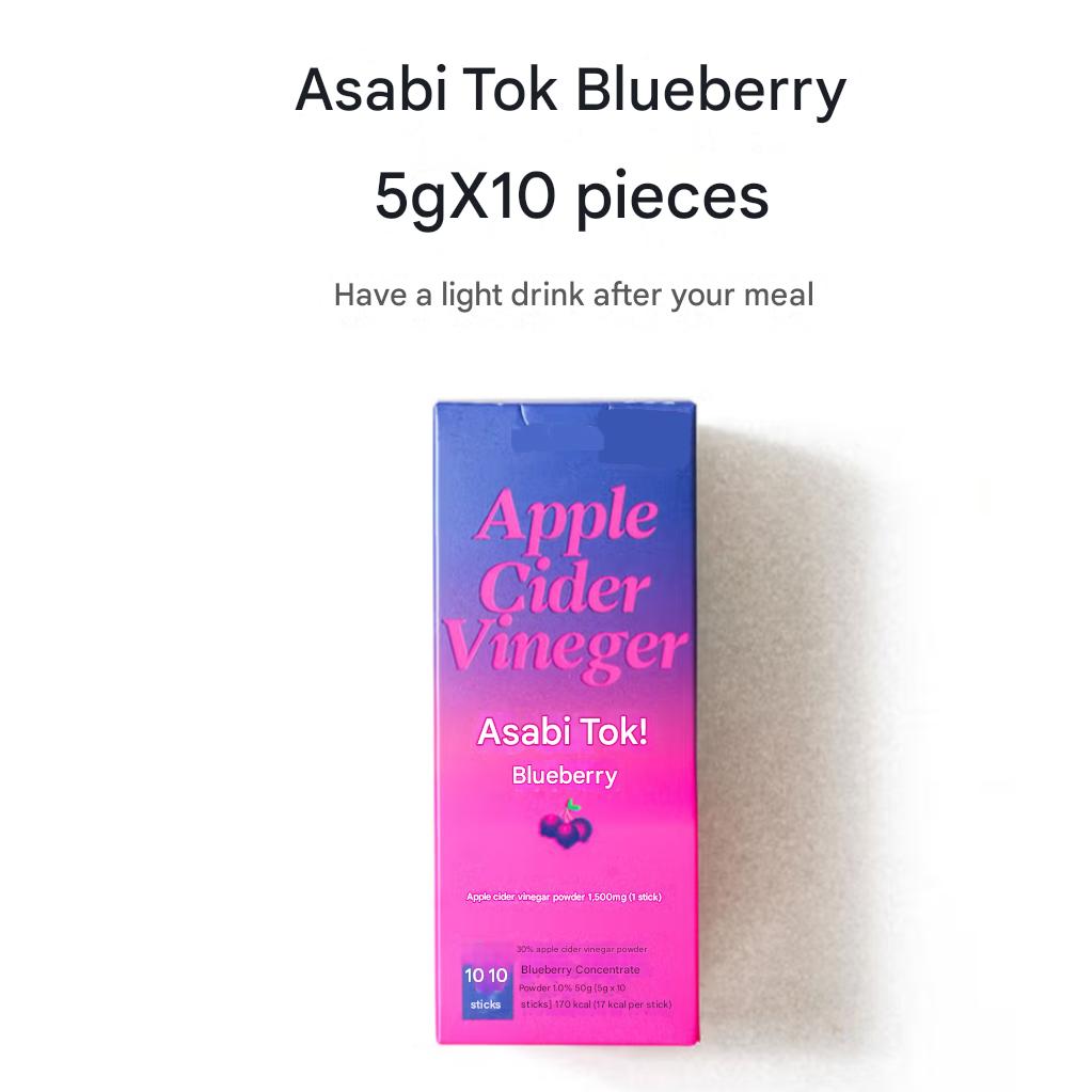 Asabi(ACV, Apple Cider Vinegar) Tok Blueberry + Apple 5 G X 20 Sticks