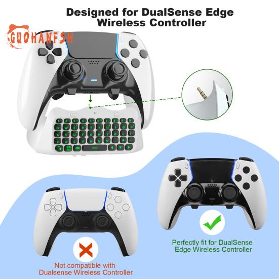 Клавиатура Plug Play с ручкой Elite Встроенный динамик Беспроводная Bluetooth-совместимая клавиатура Дизайн с подсветкой Ambiance для PS5 Elite