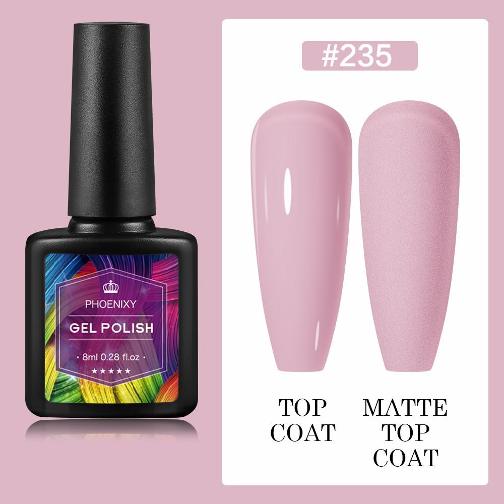 PHOENIXY 8 мл гель-лак для ногтей, полуперманентный гель, блестящий гель, отмачиваемый блестящий стартовый набор, маникюрный набор для маникюрного салона
