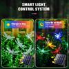 Solar LED Dragonfly String Lights Fairy Lawn Light Outdoor Waterproof Lamp For Home Garden Yard Wedding Decoration Lighting
