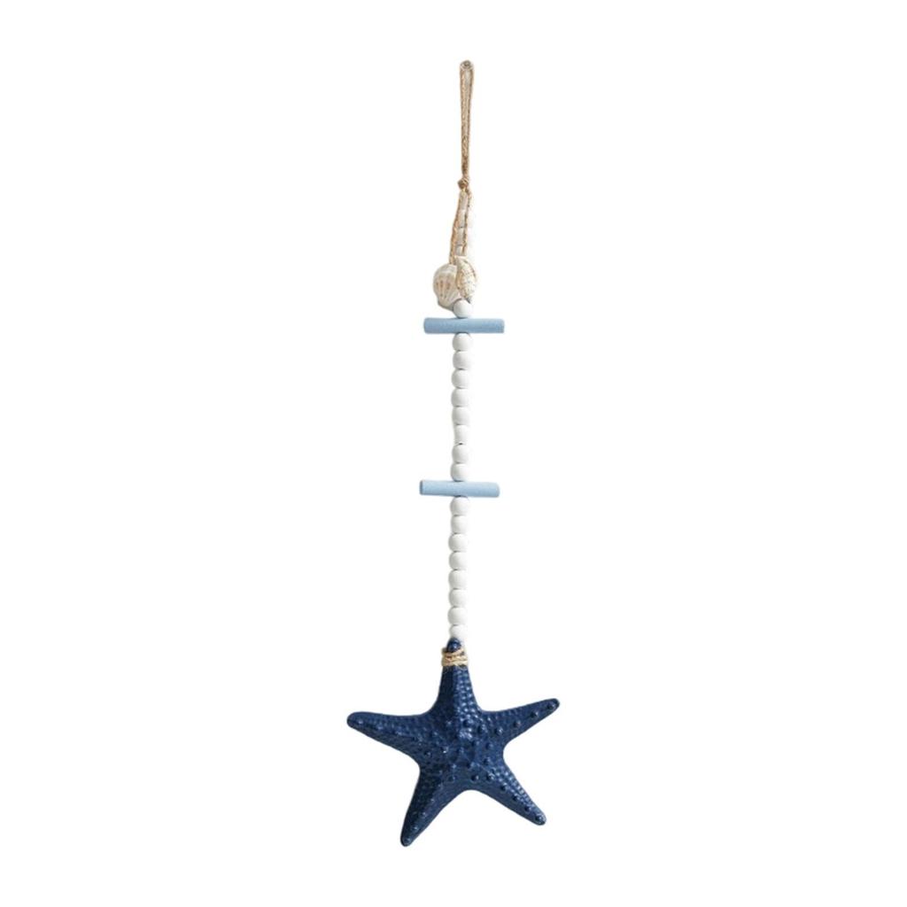 Wooden Starfish Wall Hanging Decor Nautical Decor Boho Wall Art Decor Rustic for Party Favor Living Room Beach Home Bedroom