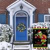 Christmas Garden Flag 12 X 18 Inch Reversible Outdoor Vertical Rural Holiday Garden Decorations