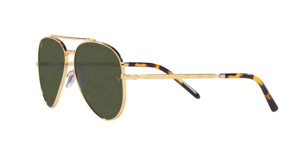 RB3625 Sunglasses In Legend Gray Green with Lenses 58 Ray-Ban Gold/Crystal (G-15XLT)
