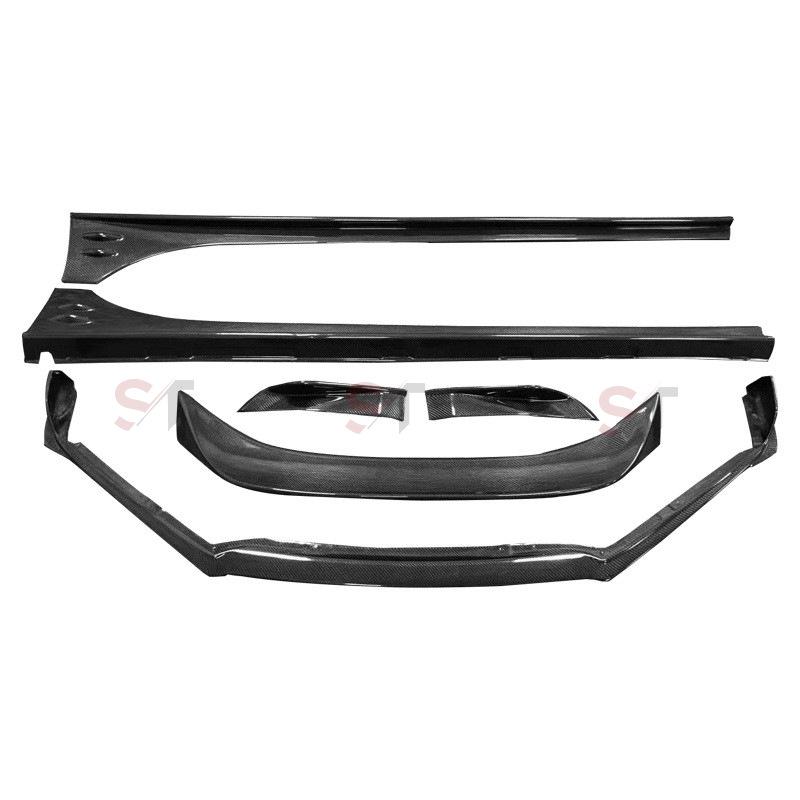 Carbon Fiber Body Kit for Subaru BRZ (2017-2019) - STI Style Front Lip, Side Skirts, Corner Caps, Rear Spoiler