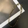 Vintage Bronze Waist Chain: Handmade Hip Hop Punk Biker Anti-theft Wallet Chain