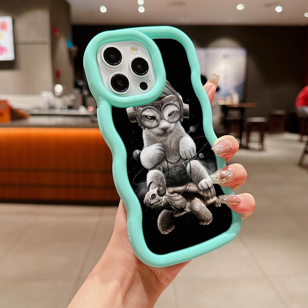 Мягкий чехол из ТПУ Macaron для телефона Xiaomi Poco X3 X5 X6 M6 Pro Redmi 12c 13C Redmi Note 11 12 13 Pro 10s 11s 12s, чехол Ae70 Cat Joyride на скутере art