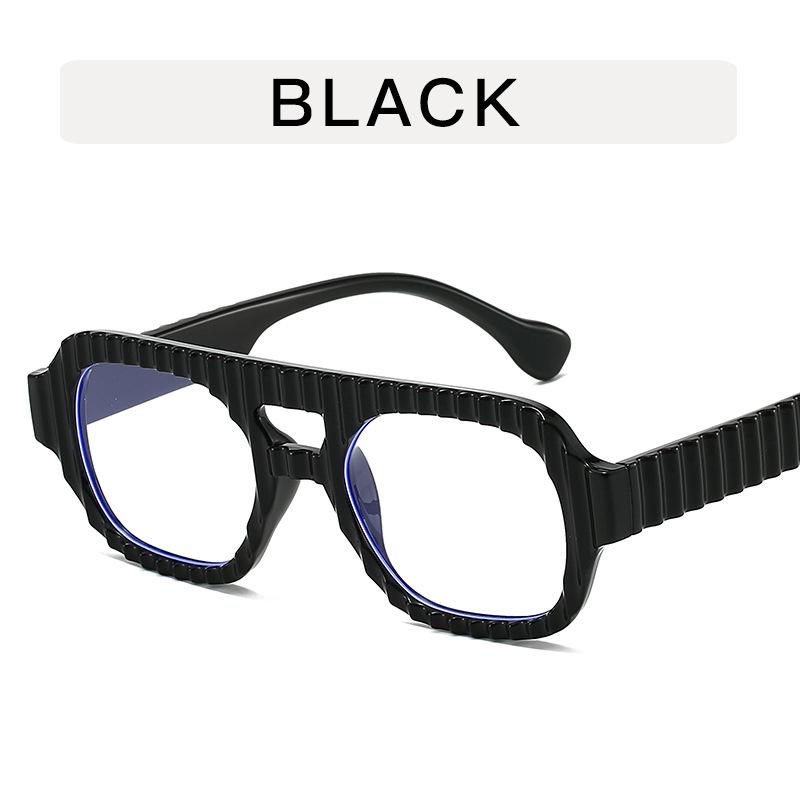 Vintage Stylish Sun Glasses for Women Double Bridge Anti-glare Sunglasses Women European American Style Men’s Sunglass