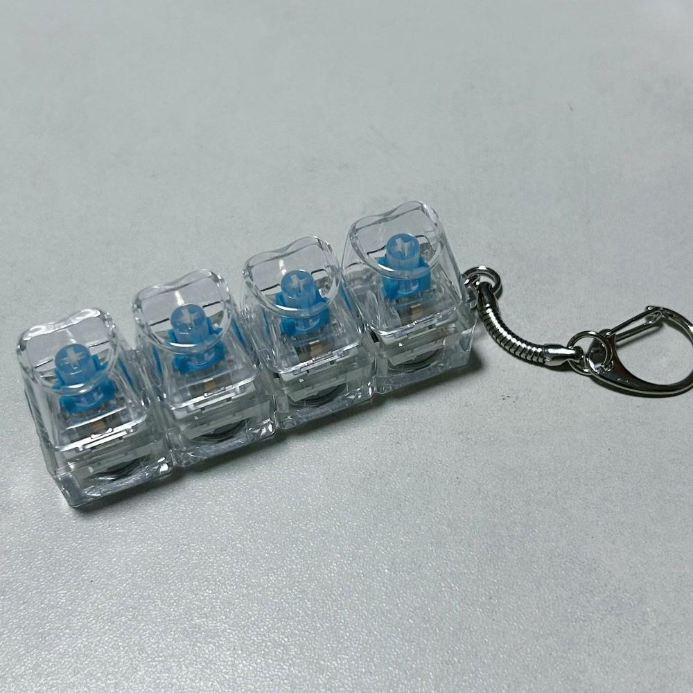 4Keys Keycap Pinch Toy Relief Stress Button Clicker Toy Relaxing Pinch Toy
