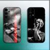 Чехол для телефона Singer C-Canserbero для Samsung Galaxy A13, A21s, A22, A31, A32, A52, A53, A71, A80, A91 Мягкий черный чехол