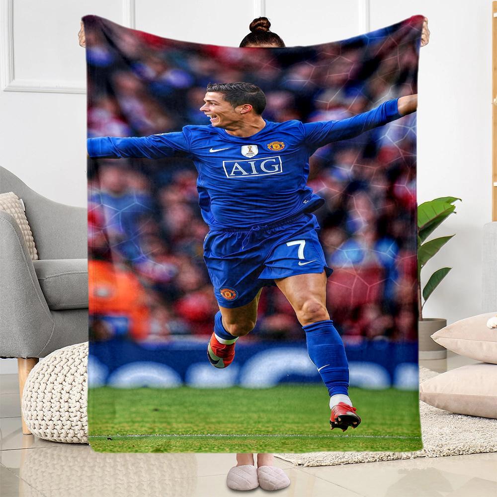Cristiano Ronaldo 54 Blanket Durable Comfort Great for Livingroom Couch Office for All Occasions Modern Style Best Holiday Gift for Friends Family