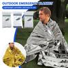 Outdoor Emergency Blanket Portable Insulation Cold-proof Aluminum Foil Reflective Mountaineering Tourism Field