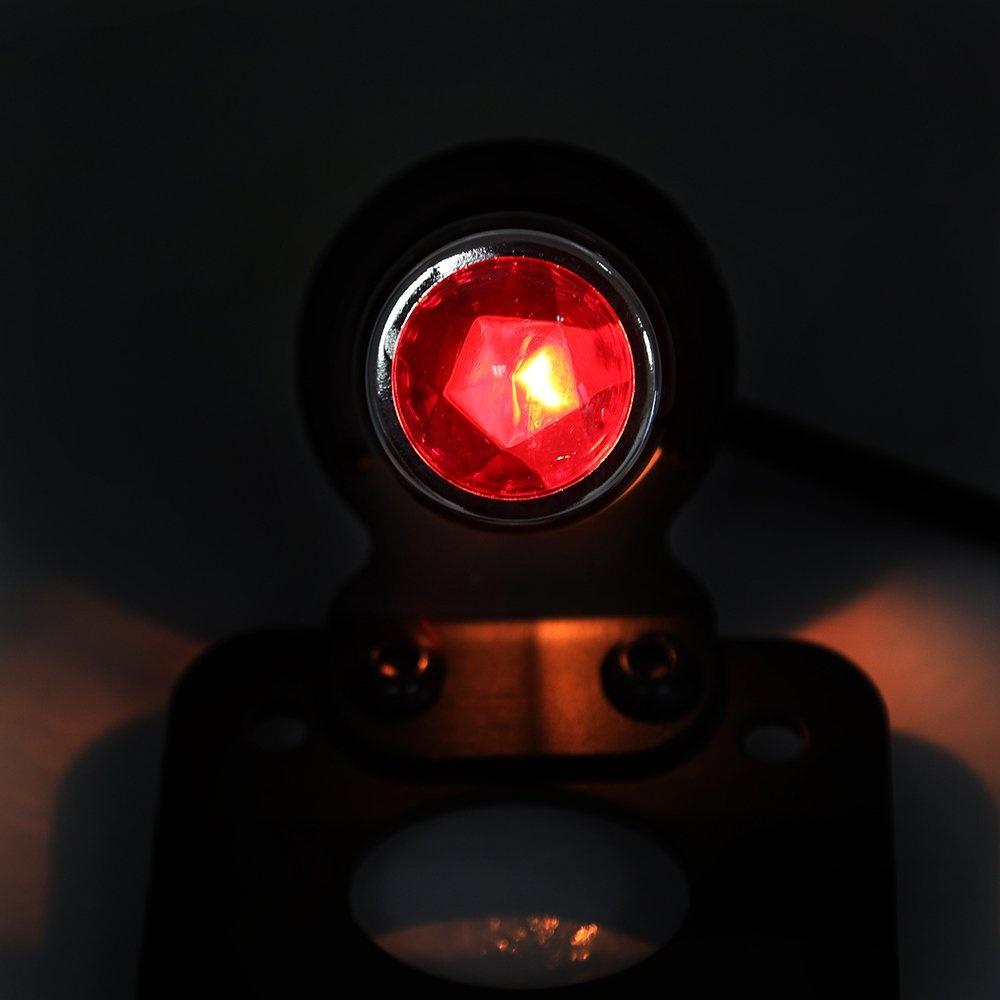 Номерной знак, светодиодные задние фонари, большой круглый стоп-сигнал для мотоцикла, для Harley Sportsters Bobber Chopper, задняя стопа