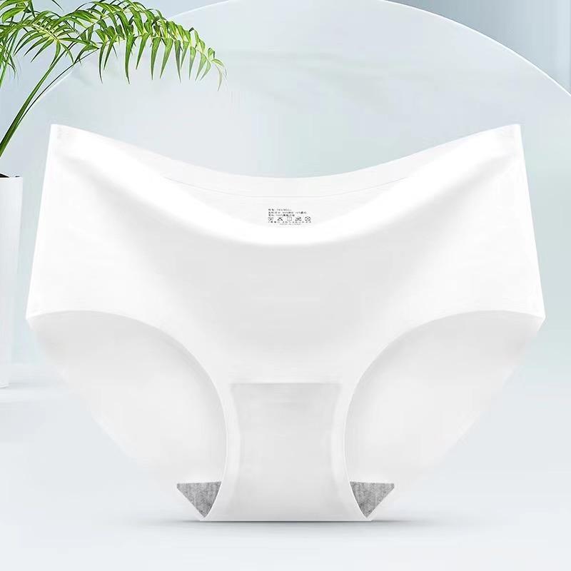 Ice Silk Underwear Seamless Panties Women Intimate Briefs Girls Plus Size Underpants Multiple Color Options Female Lingerie