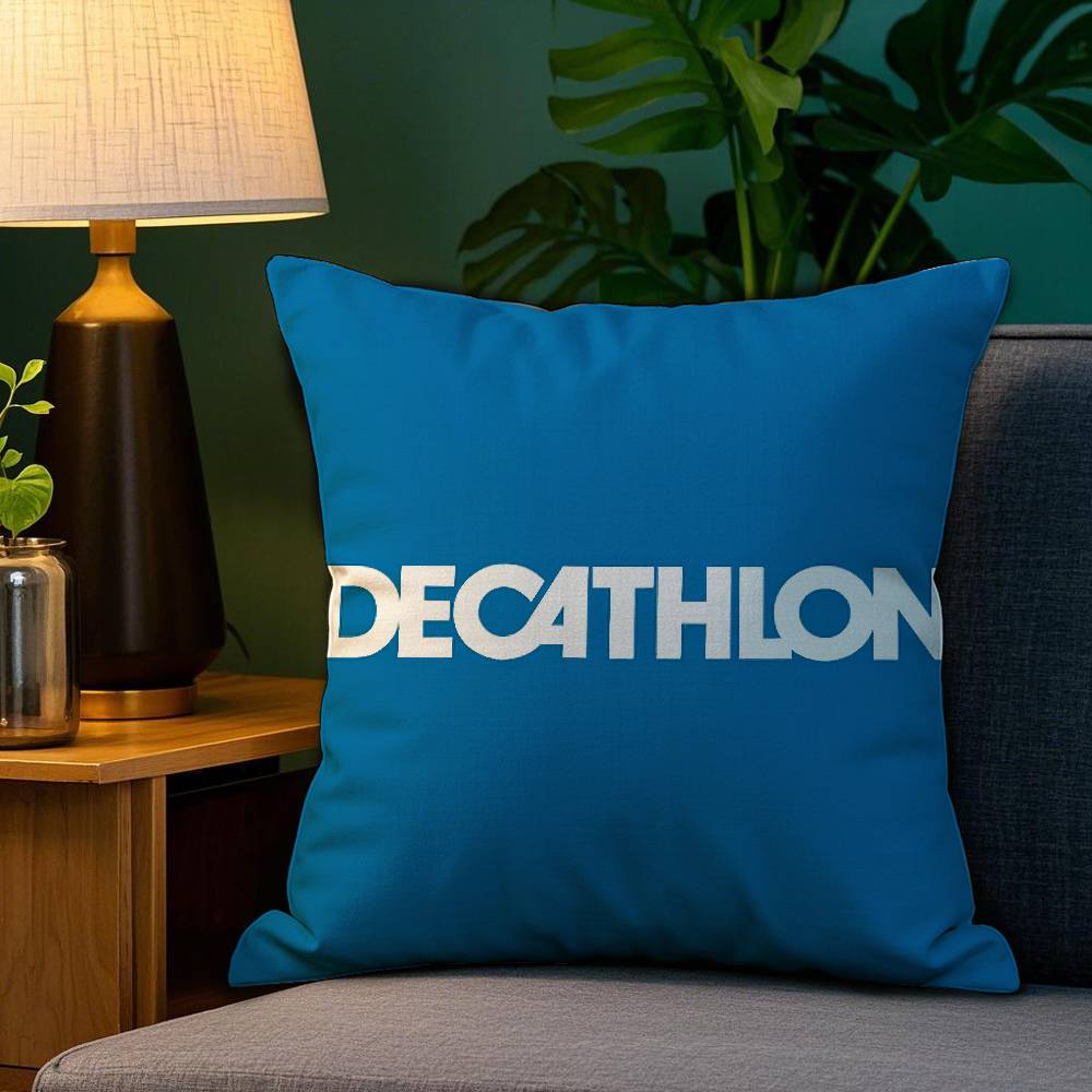 C-Classic D-DecathlonS Наволочка Плюшевая ткань Мягкая Двусторонняя печать Домашний диван Высококачественная наволочка Накидка