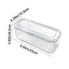 Acrylic Coffee Capsule Storage Box Flip Top Cosmetic Brush Organizer Tea Bag Storage Box  for Home