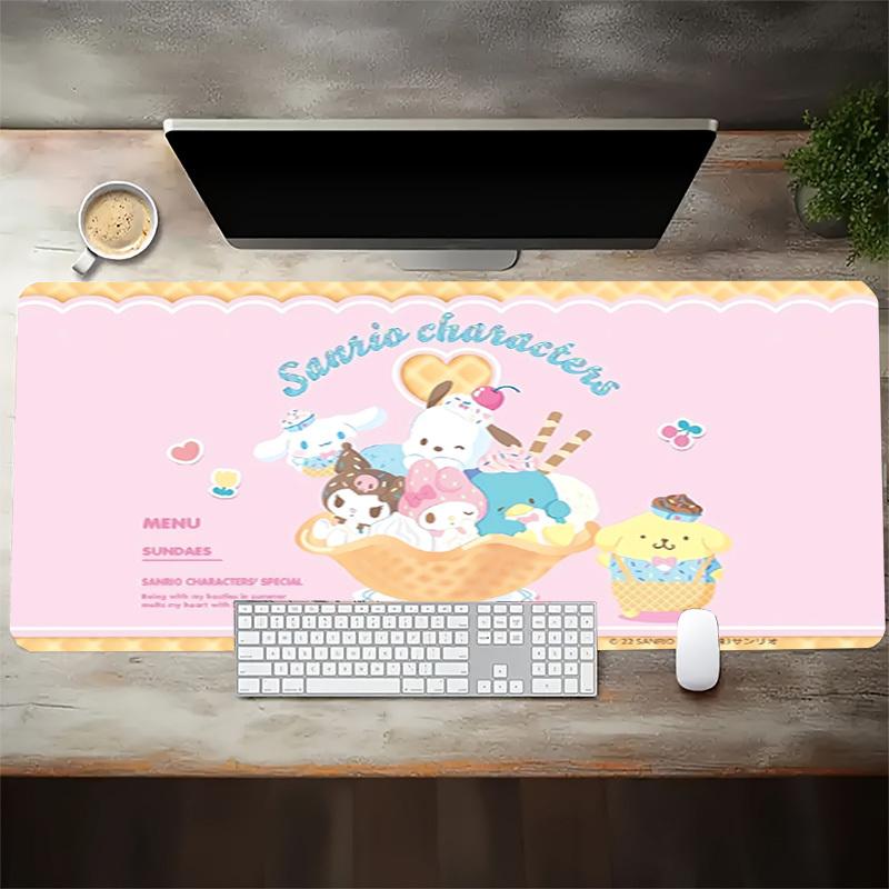 1pc Sanrio Characters' Special Menu Computer Pad with Vibrant Print, Mouse Pads for Desk 129