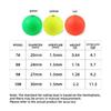 Fishing Float Strikes Indicator Round Shape Bobber Float, Pack of 60pcs Large Colorful Bobbers for Lake, River and Ocean