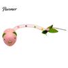 Automatic Cat Toy Rolling Mouse Toy, Interactive with Catnip Compartment, Mesh Scent And Sound Tube Tail, Touch Activated for Indoor Cats Kittens