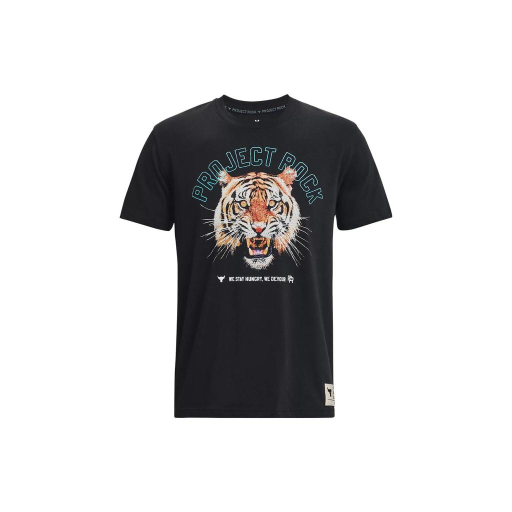 Under Armour Мужская футболка с коротким рукавом Project Rock Champion Черная 1379113-001