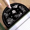 Diatom mud absorbent pad, soft cushion, bathroom door floor mat, bathroom entry door non-slip foot mat, toilet door mat, carpet