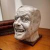 Book End, Decorative Book End, Heres Johnnysculpture Fantastic Resin Tabletop Decorations And Bookshelf Sculptures