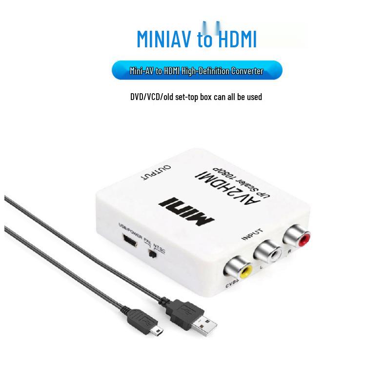 Конвертер AV в HDMI: Высокое разрешение, поддержка 1080P