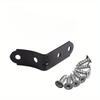 2PCS for A4 S4 B6 B7 Glove Box Repair Kit 2001-2008 2 Pc Black Ships