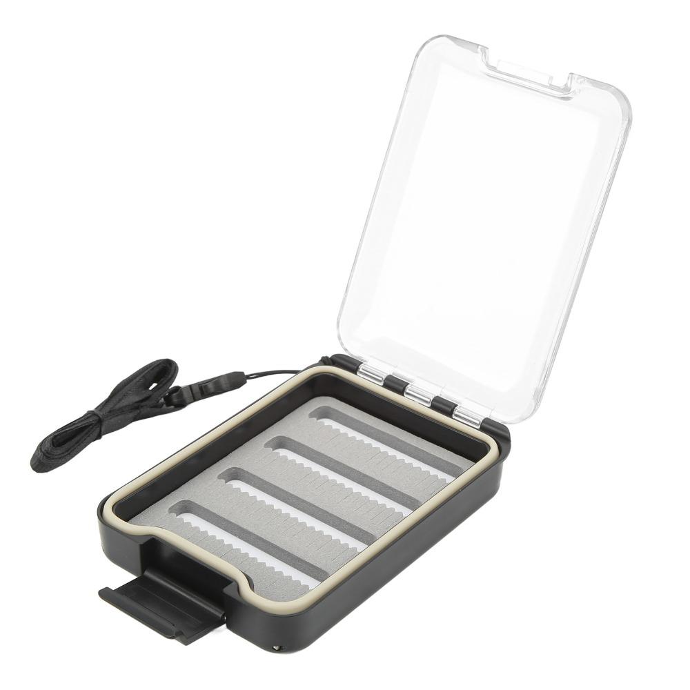 Slim Fly Lures Box ABS Fly Fishing Hook Box Portable Fly Box for Fly Fishing Enthusiasts