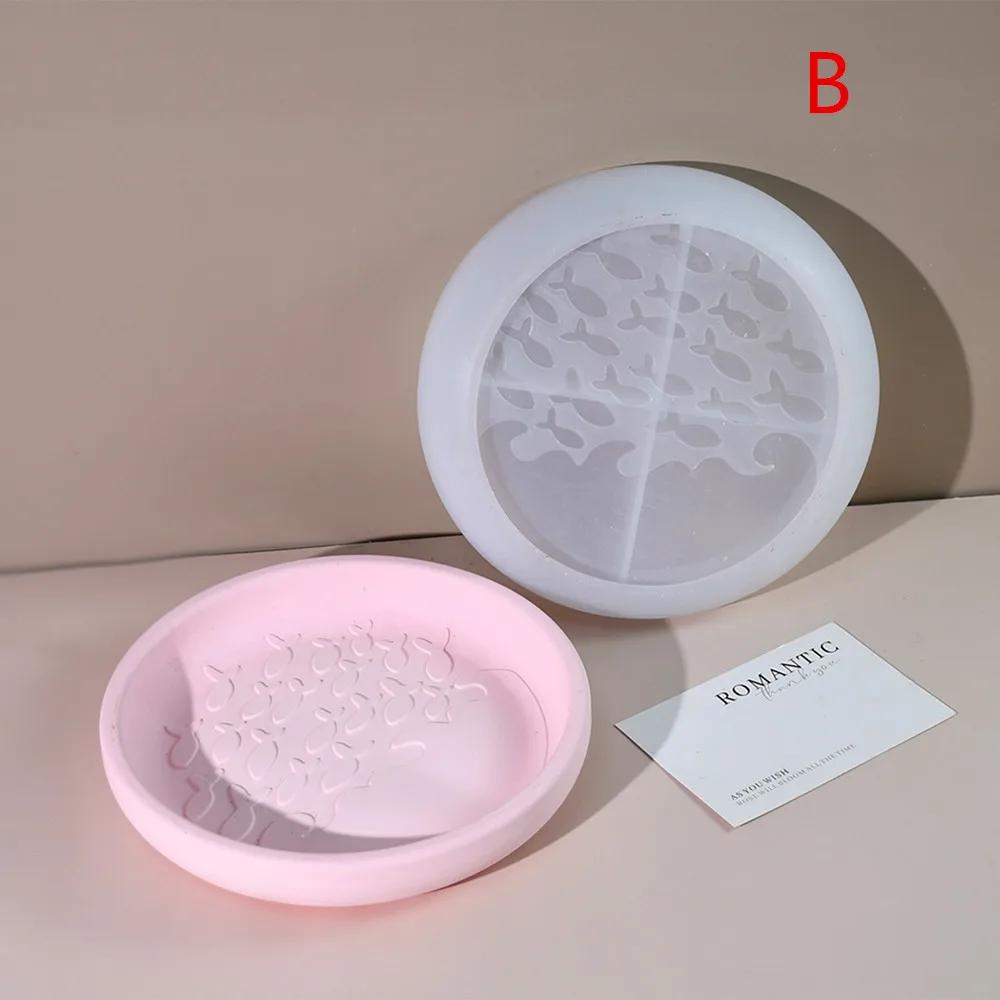 Форма для капельного клея своими руками, поднос для хранения рыбы с водным узором, в стиле океана, креативные украшения ручной работы, формы, аксессуары, принадлежности