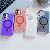 Магнитный чехол для iPhone с меняющим цвет драконом для моделей 12-17 Pro, Градиентный дизайн IMD