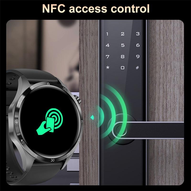 SACOSDING Smart Watch 4 Men Watch 4 Pro AMOLED HD экран Bluetooth вызов NFC мониторинг здоровья Smartwatch 2024 Новые часы GT 4