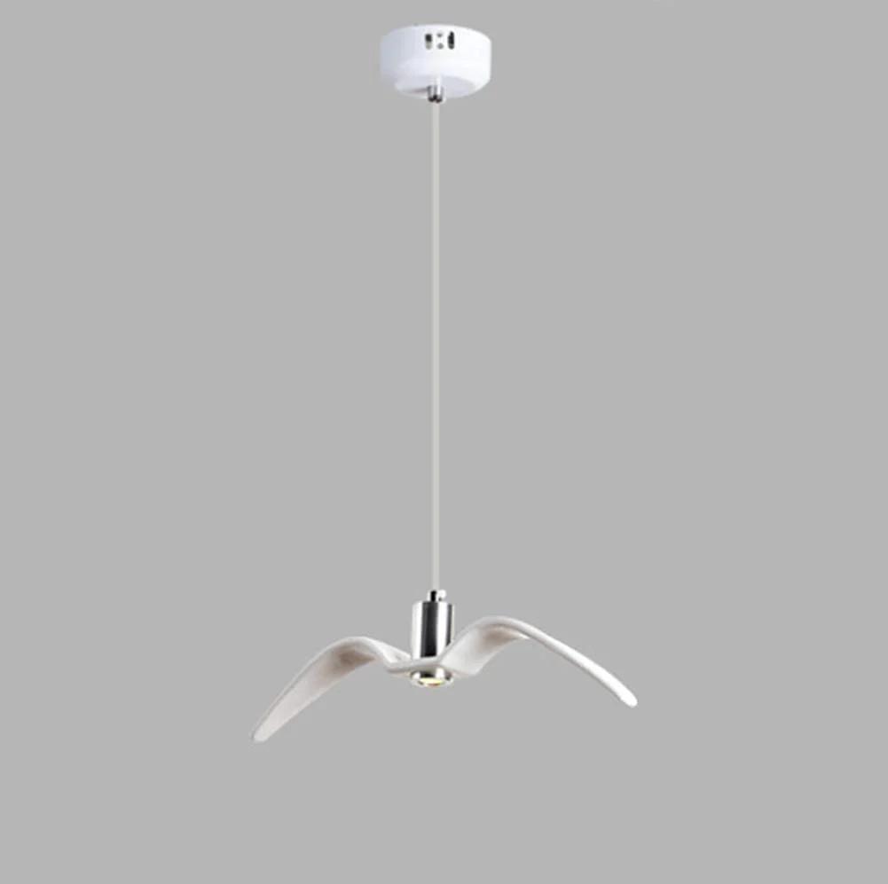 Скандинавский ресторан-бар подвесной светильник 3000K теплый свет дизайн чайки подвесной светильник простой современный кофейня магазин одежды стойка регистрации отеля / тип A