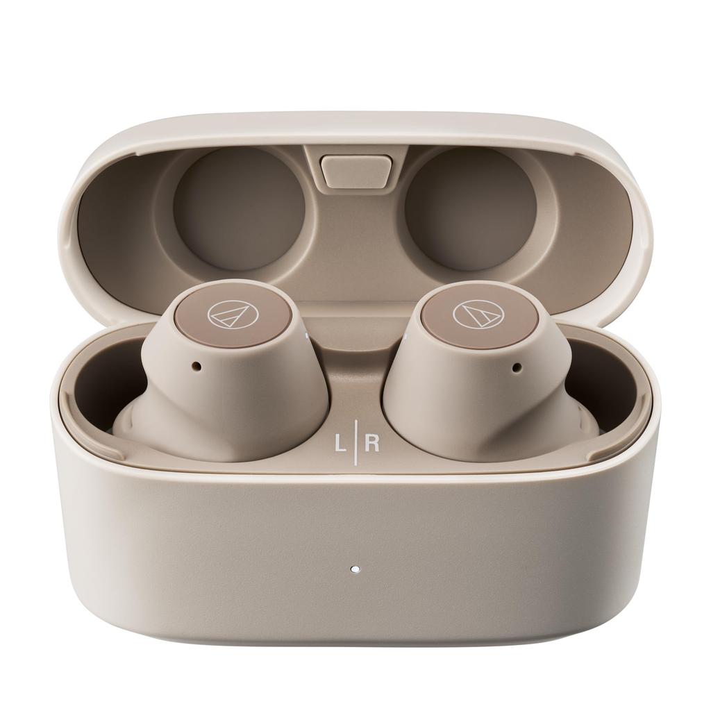 Bluetooth полностью беспроводные наушники SOL ATH-CKS30TW+/BG (Светло-бежевый)